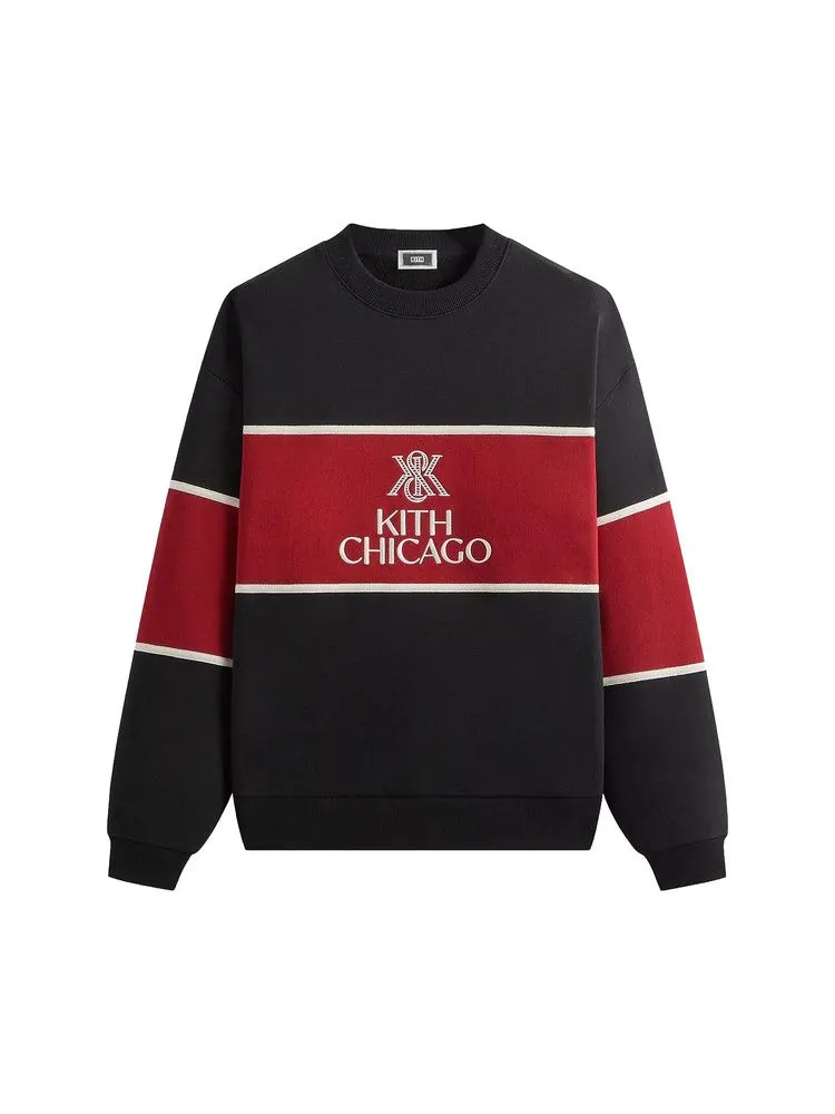 Свитер Kith Chicago Panelled Nelson Crewneck