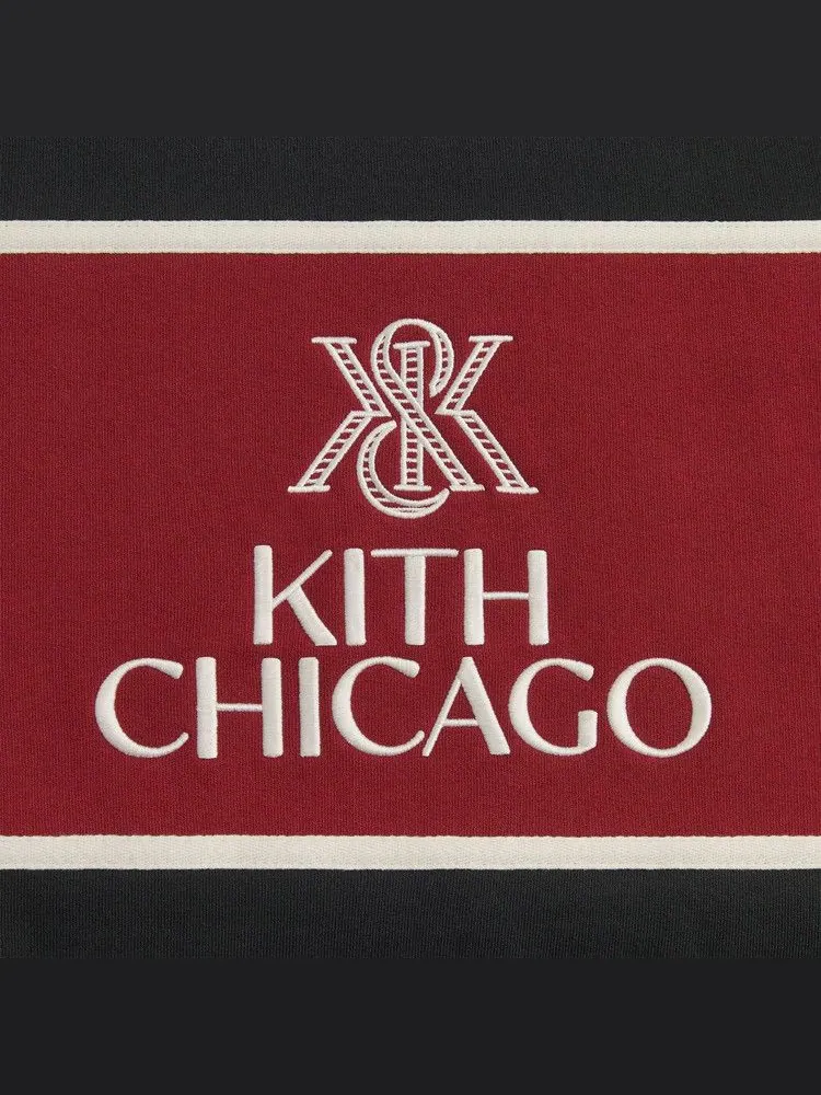 Свитер Kith Chicago Panelled Nelson Crewneck — изображение 3 из 3, черный