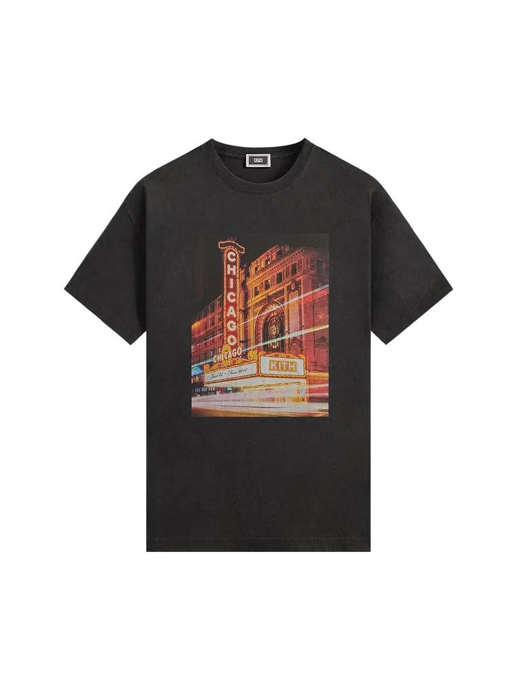 Футболка Kith Chicago Lights Vintage Tee