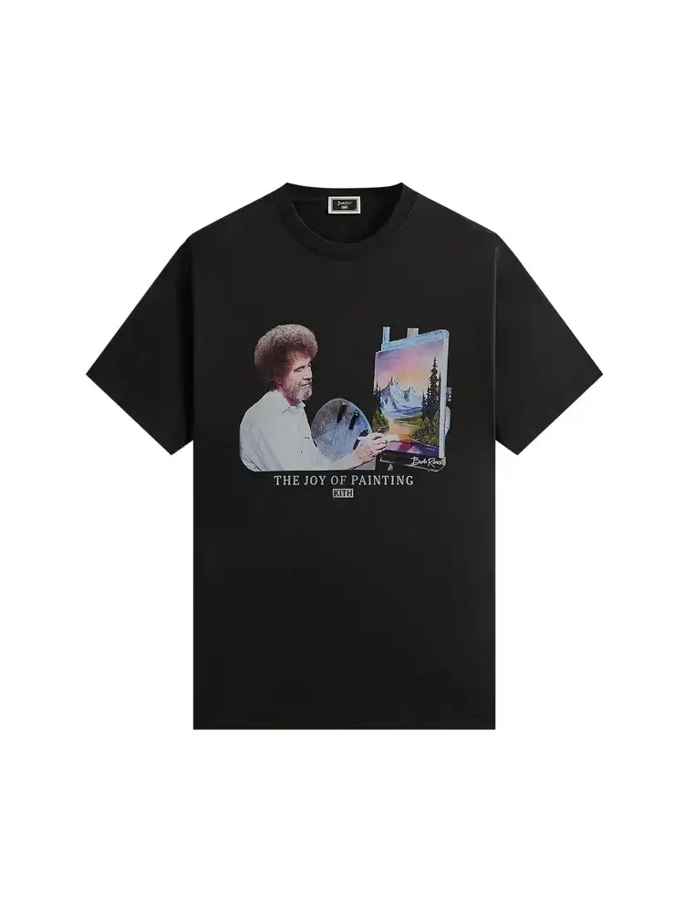 Футболка Kith For Bob Ross Joy Of Painting Portrait