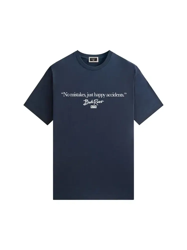 Футболка Kith For Bob Ross Happy Accidents Quote