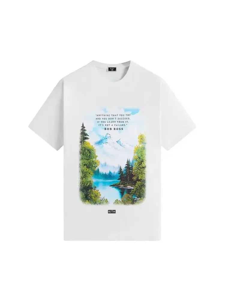 Футболка Kith For Bob Ross Inspiration Vintage