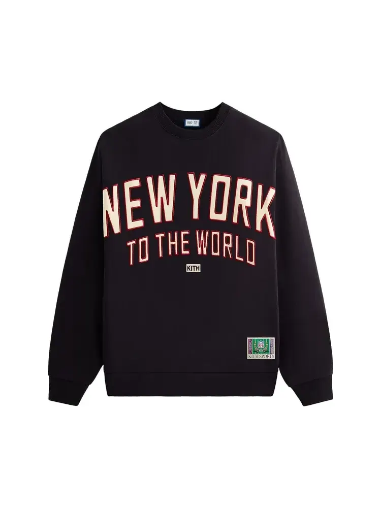 Свитшот Kith For The NFL New York Giants Victory Vintage Nelson Crewneck