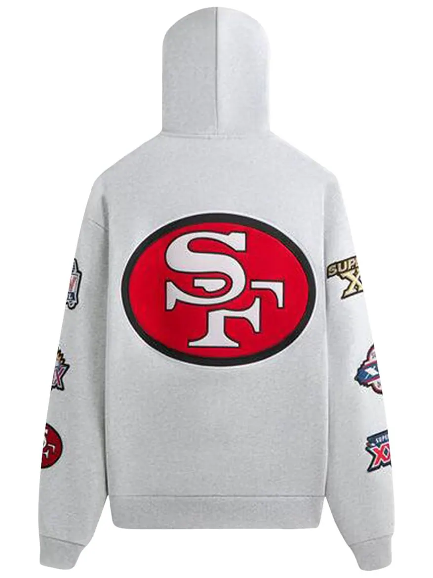 Худи Kith For The NFL San Francisco 49ers Faithful Vintage Hoodie — изображение 2 из 2, серый