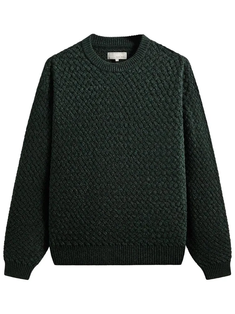 Свитшот Kith & Kin Basketweave Chenille Lewis Crewneck