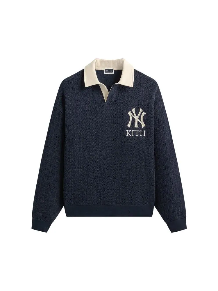 Толстовка Kith For The New York Yankees Cable Fleece Nelson Sweatshirt
