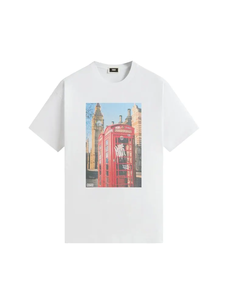 Футболка Kith London Graffiti Booth Tee — изображение 1 из 2, белый