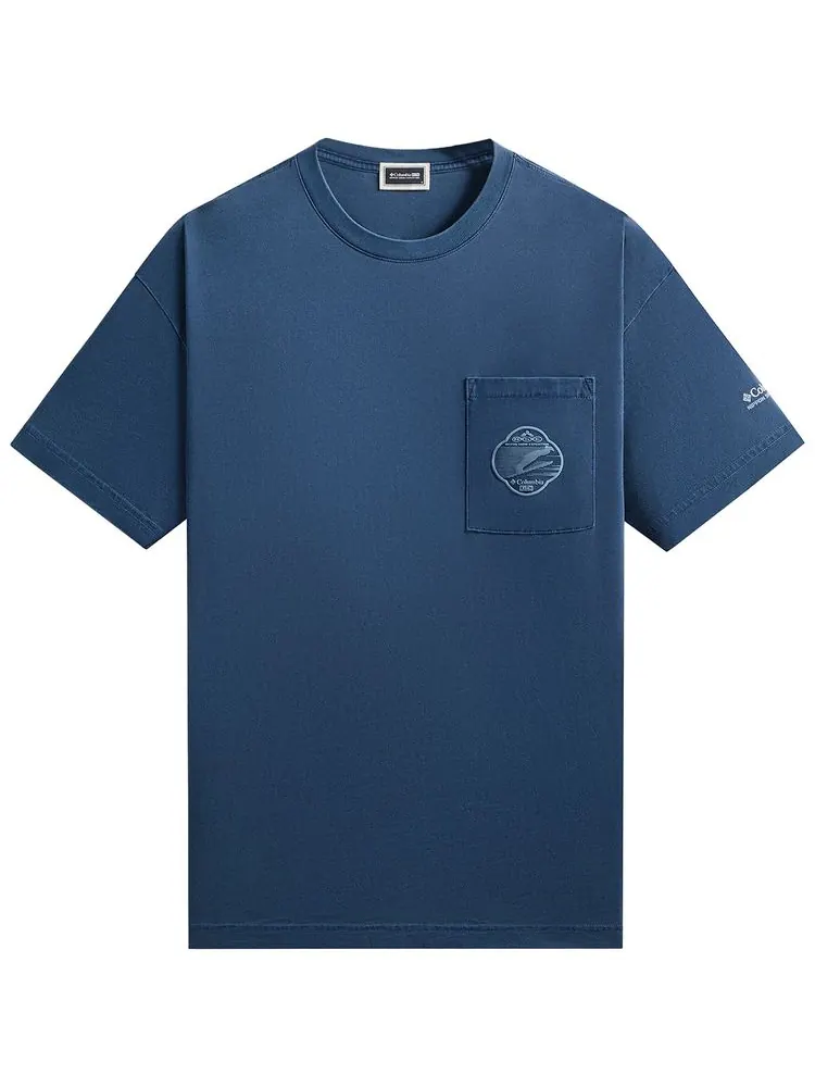 Винтажная футболка Kith For Columbia Boarder — изображение 1 из 2, синий