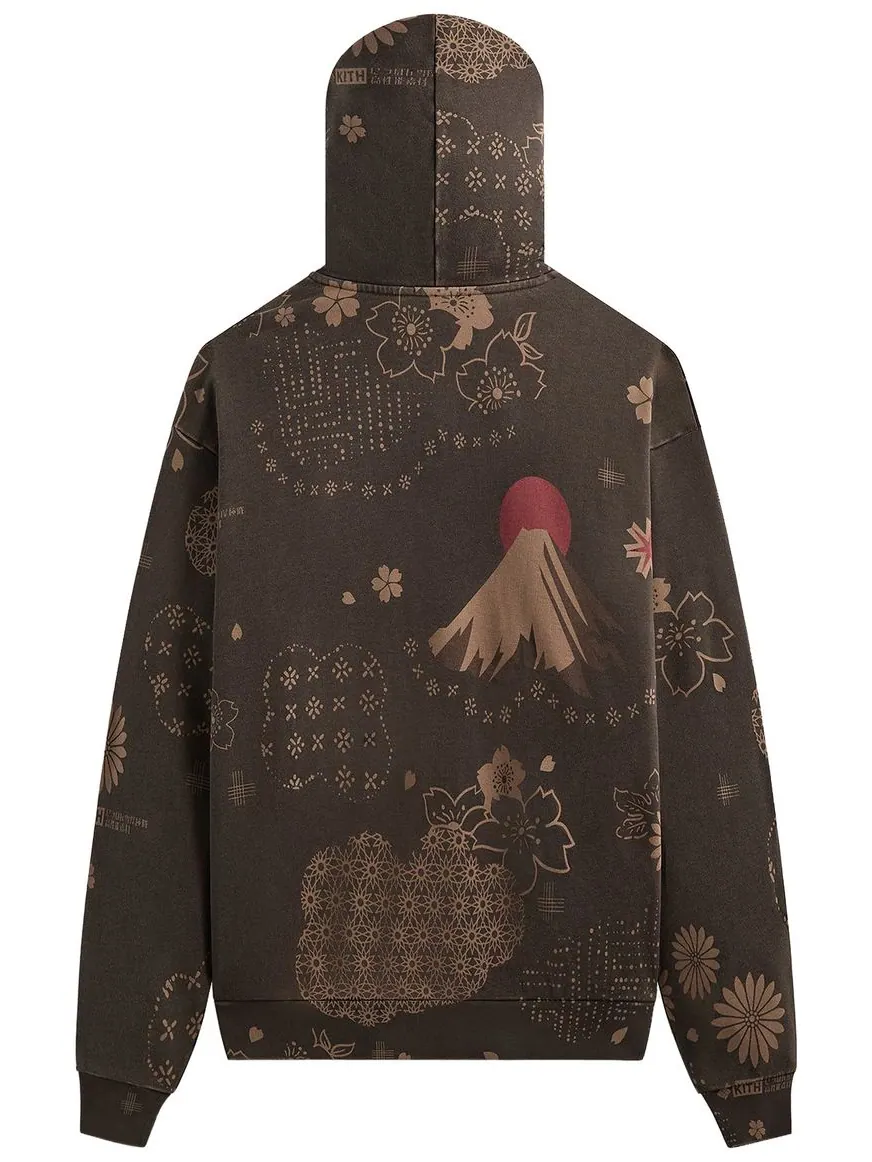 Толстовка Kith For Columbia Landscape Vintage Nelson Hoodie — изображение 2 из 2, коричневый