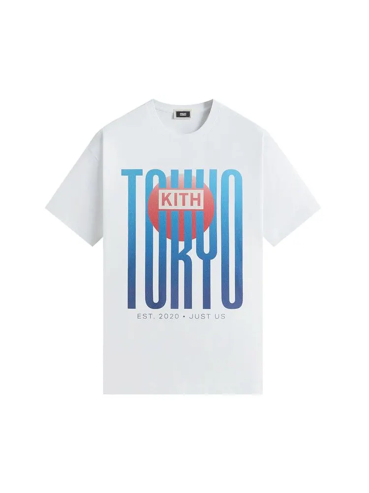 Футболка Kith Tokyo Classic Logo Vintage Tee — изображение 1 из 2, белый
