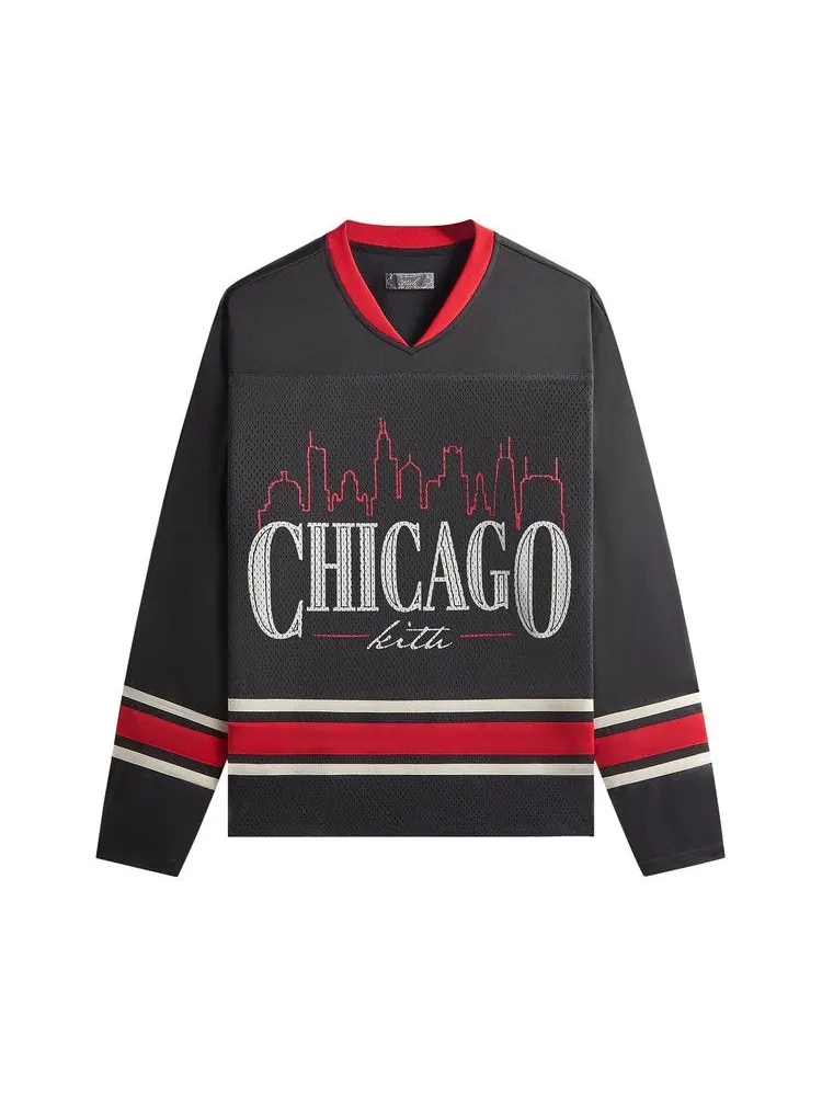 Джерси Kith Chicago Long Sleeve Malik Jersey — изображение 1 из 3, черный