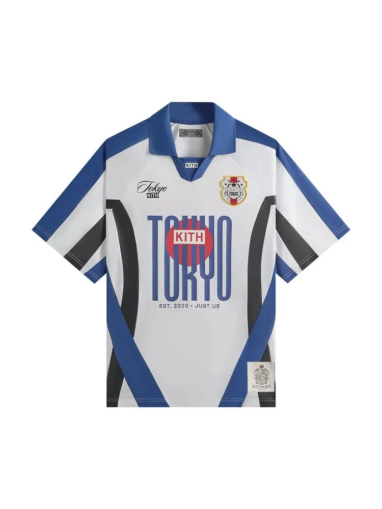 Топ Kith Tokyo 5 Year Anniversary Jason Ii Soccer Top — изображение 1 из 3, белый