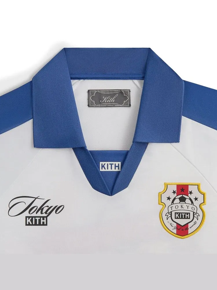 Топ Kith Tokyo 5 Year Anniversary Jason Ii Soccer Top — изображение 3 из 3, белый