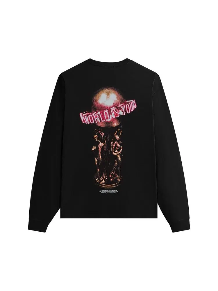 Футболка Kith For Scarface Statue Long Sleeve Pocket Tee — изображение 2 из 2, черный