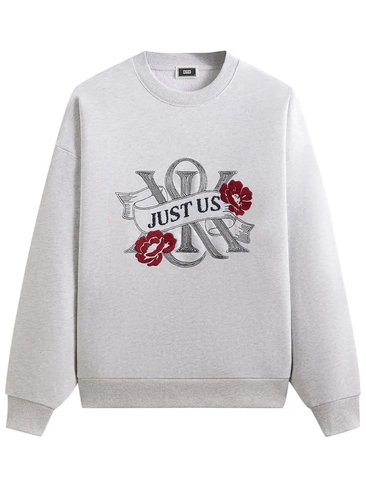 Свитшот Kith Just Us — изображение 1 из 2, серый