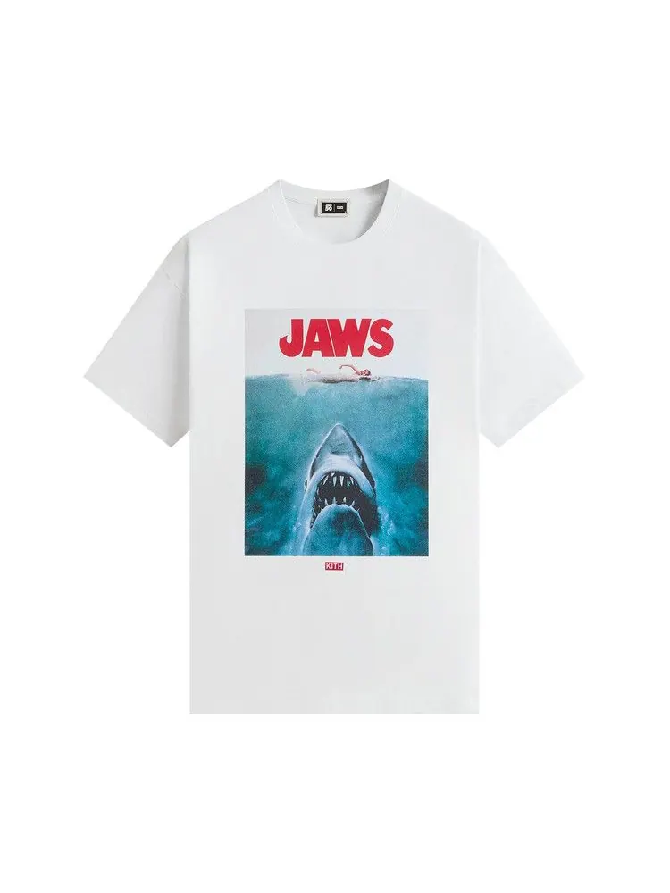 Футболка Kith For Jaws Main Poster Vintage Tee — изображение 1 из 2, яркий белый