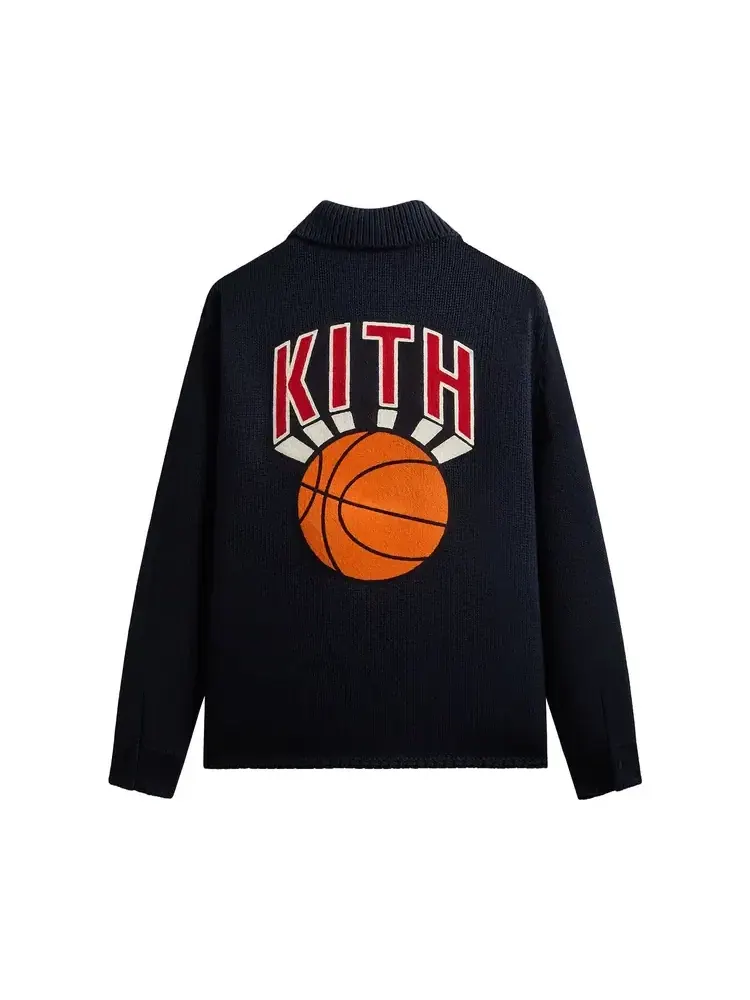 Кардиган Kith For The New York Knicks Classic Knit Ginza — изображение 2 из 2, черный