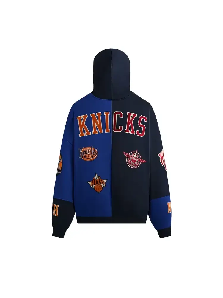 Худи винтажное Kith For The New York Knicks Mash Up Cropped Braxto — изображение 2 из 2, черный