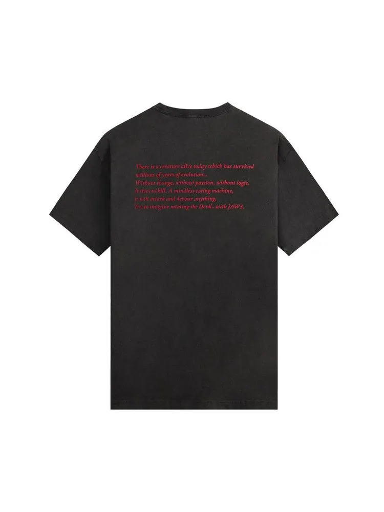 Футболка Kith For Jaws Shark Attack Vintage Tee — изображение 2 из 3, черный