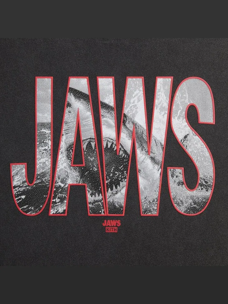 Футболка Kith For Jaws Shark Attack Vintage Tee — изображение 3 из 3, черный