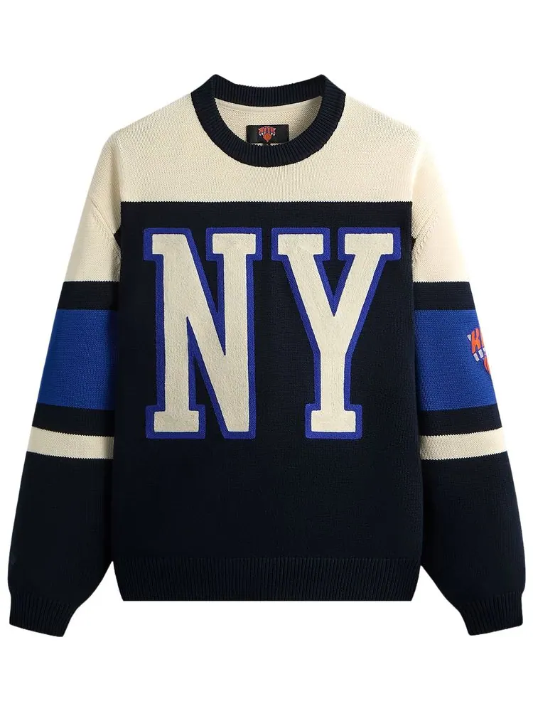 Свитер Kith For The New York Knicks Ny с круглым вырезом, модель — изображение 1 из 2, черный