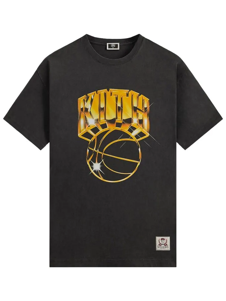 Футболка Kith For The New York Knicks Gold Vintage Jones Tee — изображение 1 из 2, черный