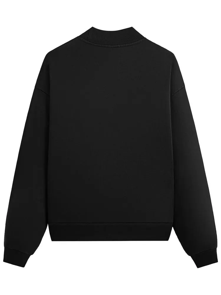 Толстовка с высоким воротником из окрашенного флиса Kith Garment — изображение 2 из 2, черный