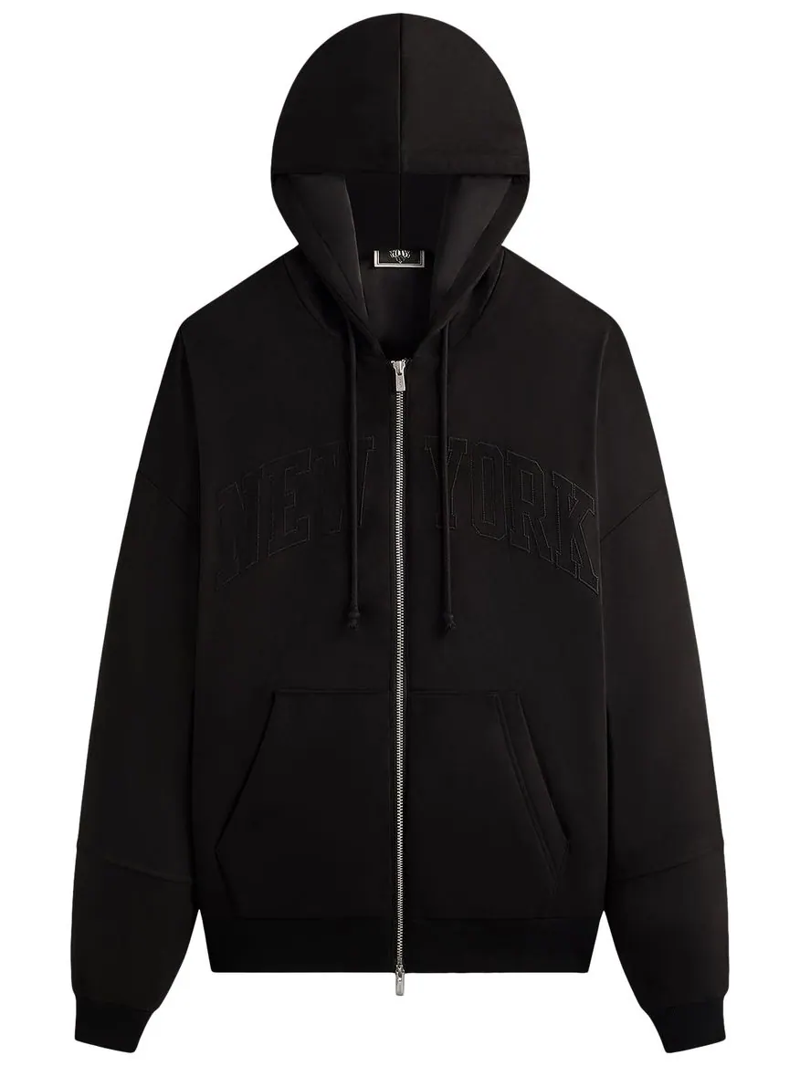 Худи Kith For The New York Knicks Tonal Microsuede Braxton — изображение 1 из 2, черный