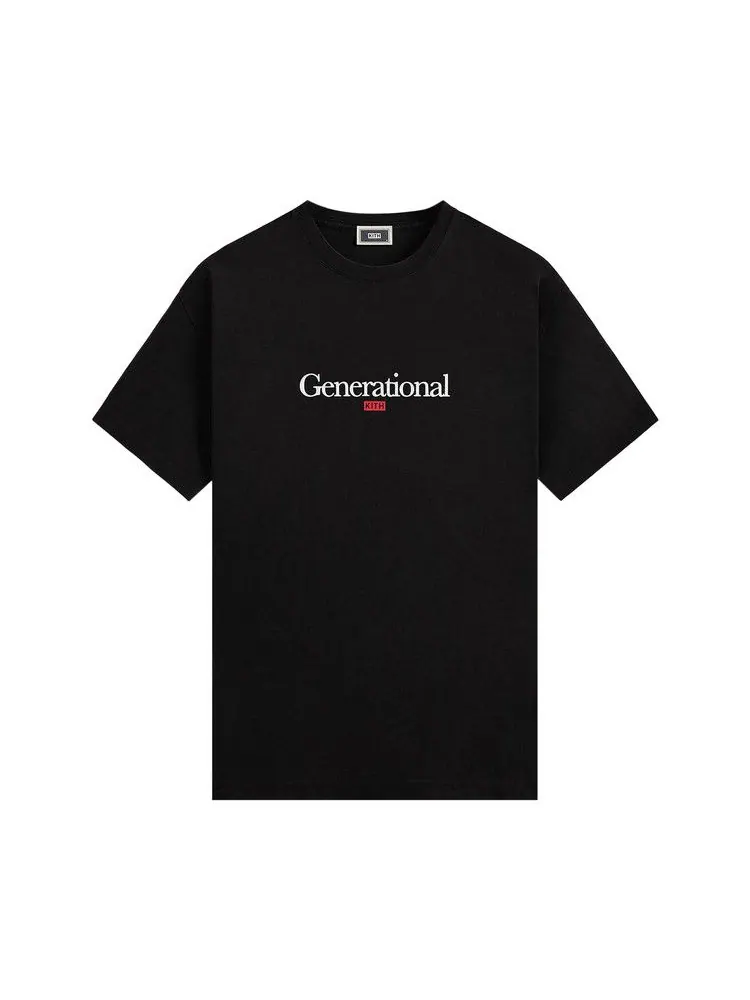 Футболка Kith Generational Quote Tee — изображение 1 из 2, черный