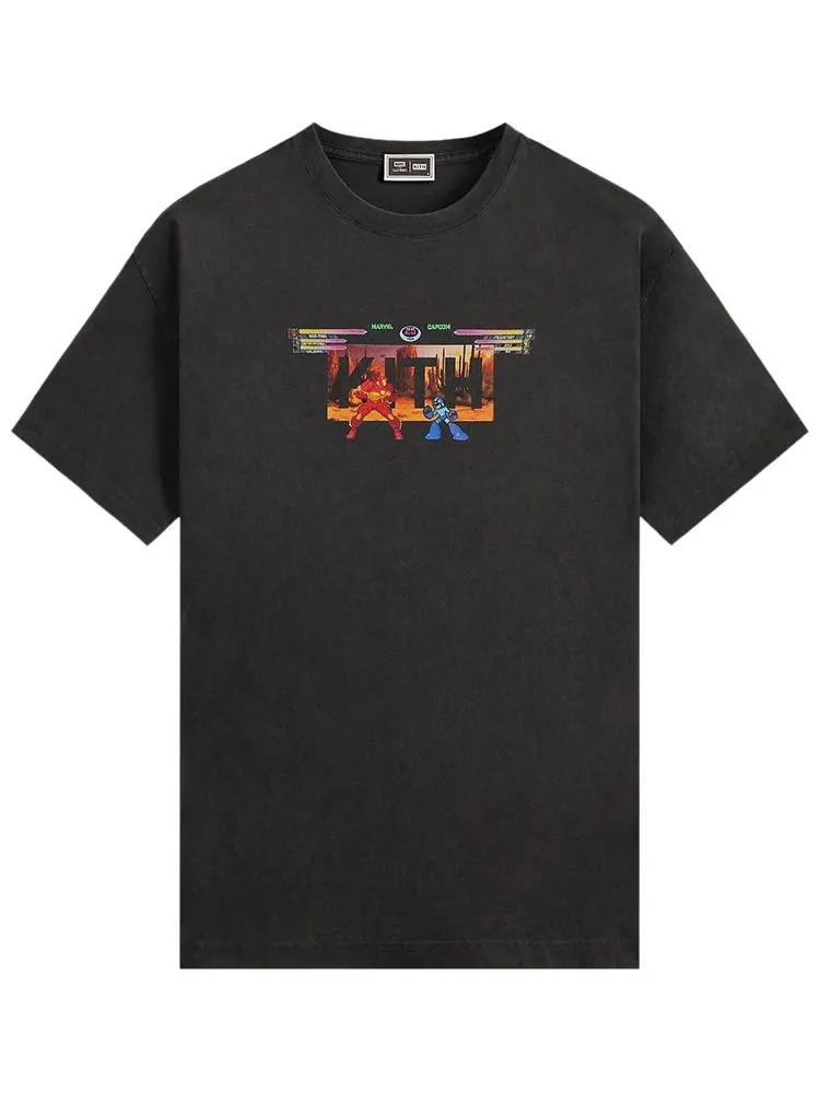 Футболка Kith x Marvel vs. Capcom Desert Vintage Tee, цвет — изображение 1 из 2, черный