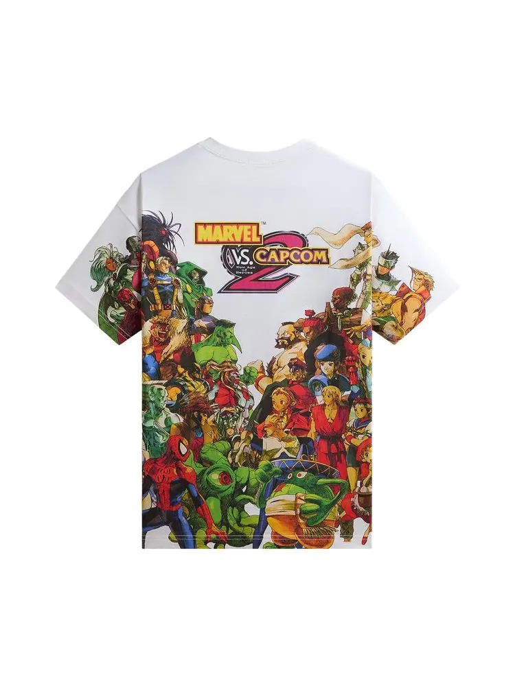 Футболка Kith x Marvel vs. Capcom New Age Of Heroes с принтом по всей поверхности — изображение 2 из 2, белый