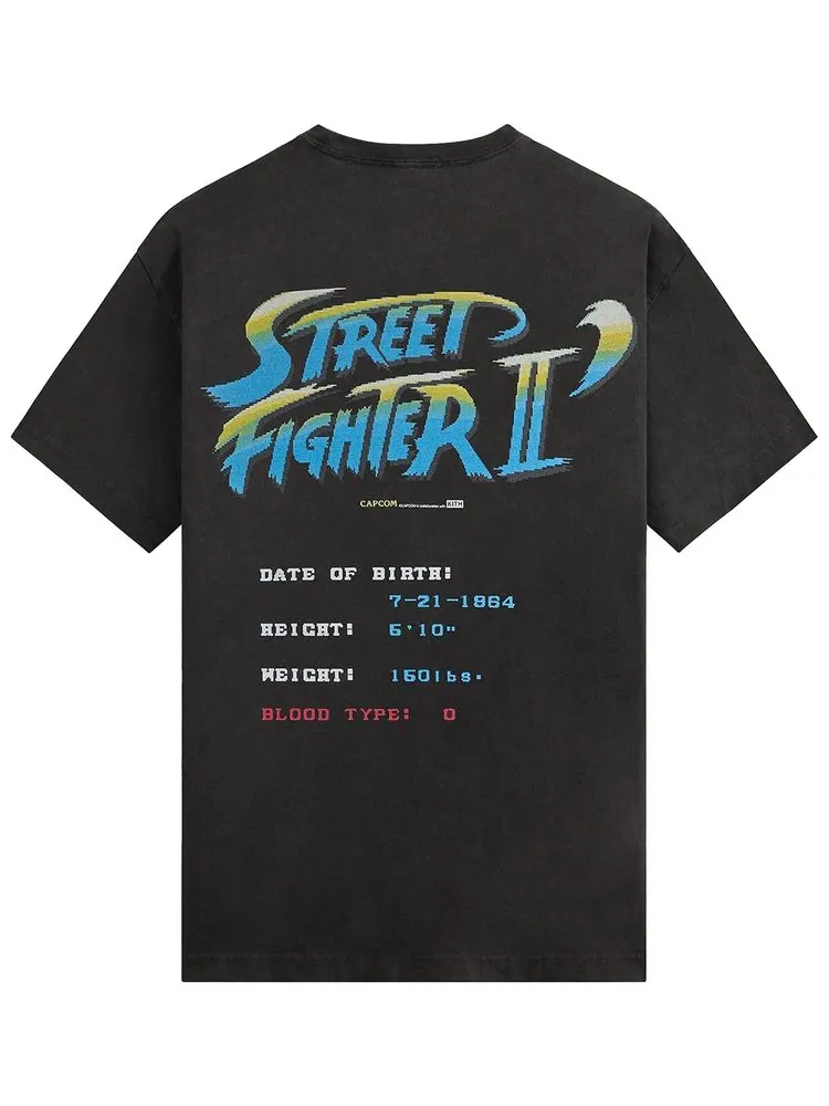 Винтажная футболка Kith x Capcom Ryu Champion Edition, цвет — изображение 2 из 2, черный