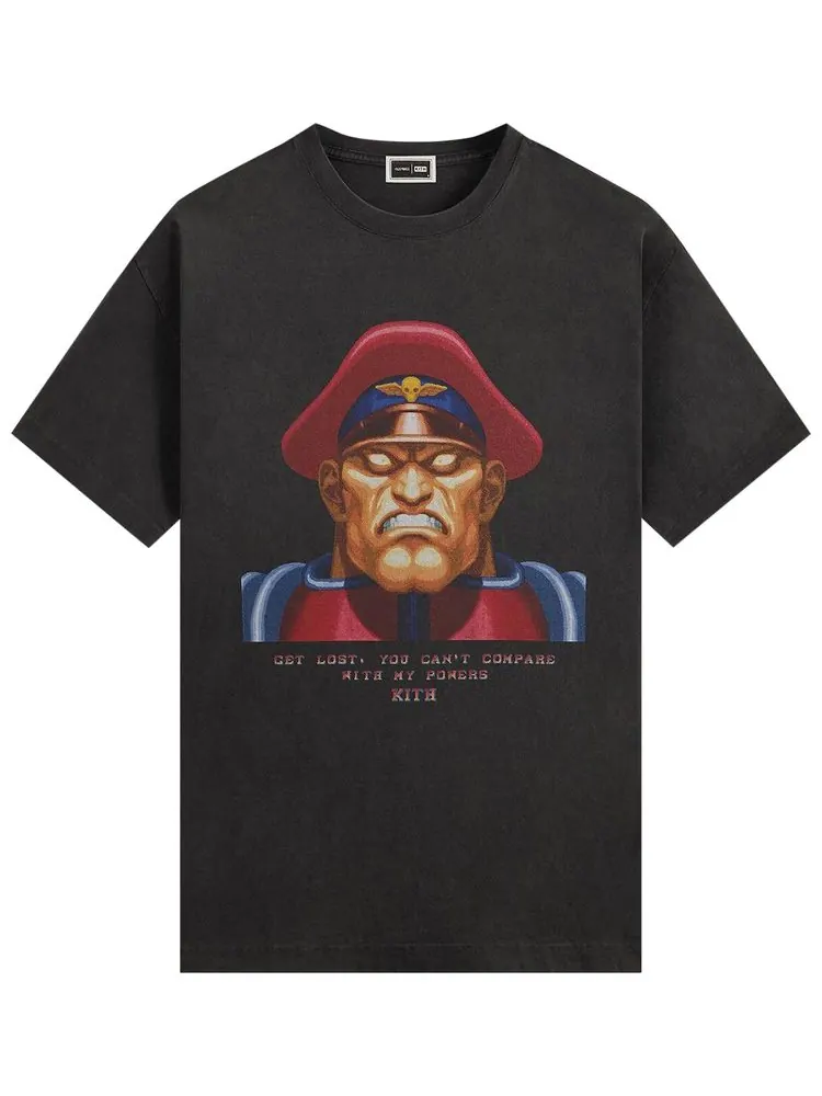 Винтажная футболка Kith x Capcom M. Bison — изображение 1 из 2, черный