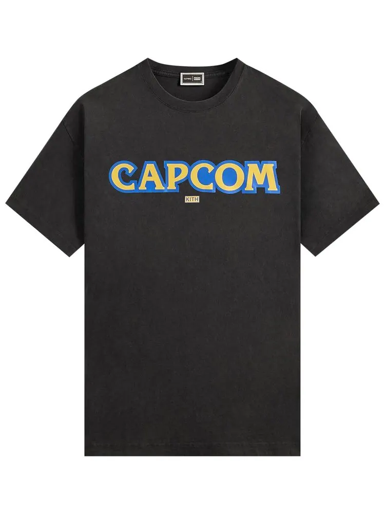 Винтажная футболка Kith x Capcom — изображение 1 из 2, черный