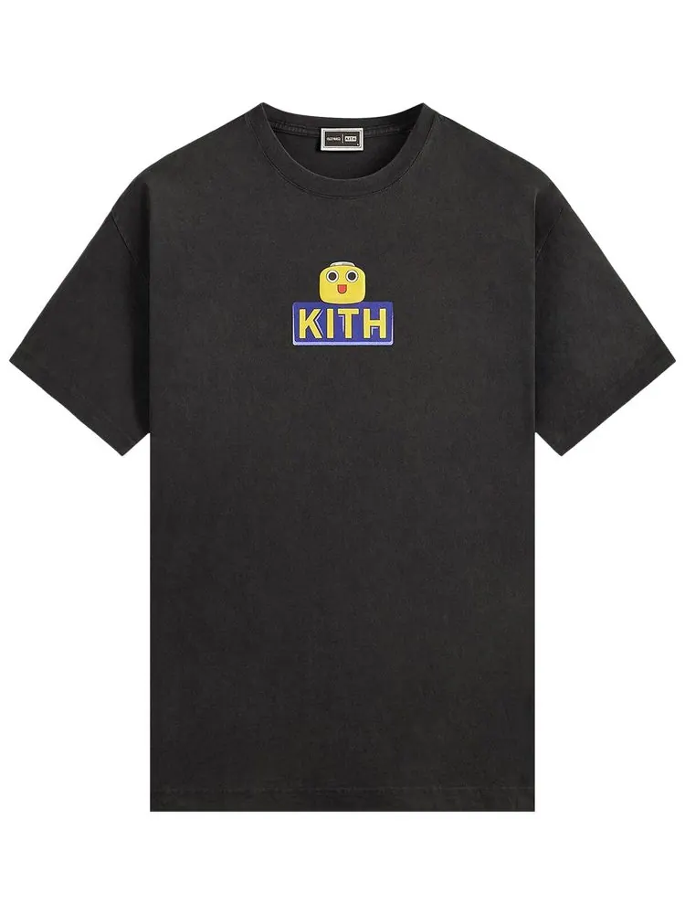 Винтажная футболка Kith x Capcom Servbot — изображение 1 из 2, черный