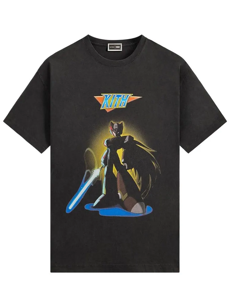 Винтажная футболка Kith x Capcom Zero — изображение 1 из 2, черный