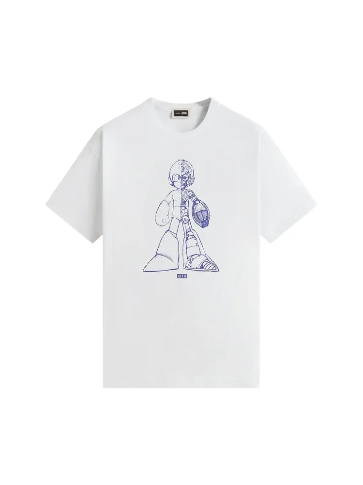 Винтажная футболка Kith x Capcom Mega Man Sketch — изображение 1 из 2, белый