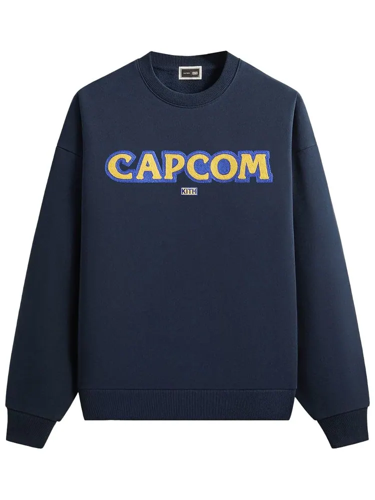 Свитшот Kith x Capcom Vintage Nelson Crewneck — изображение 1 из 2, черный