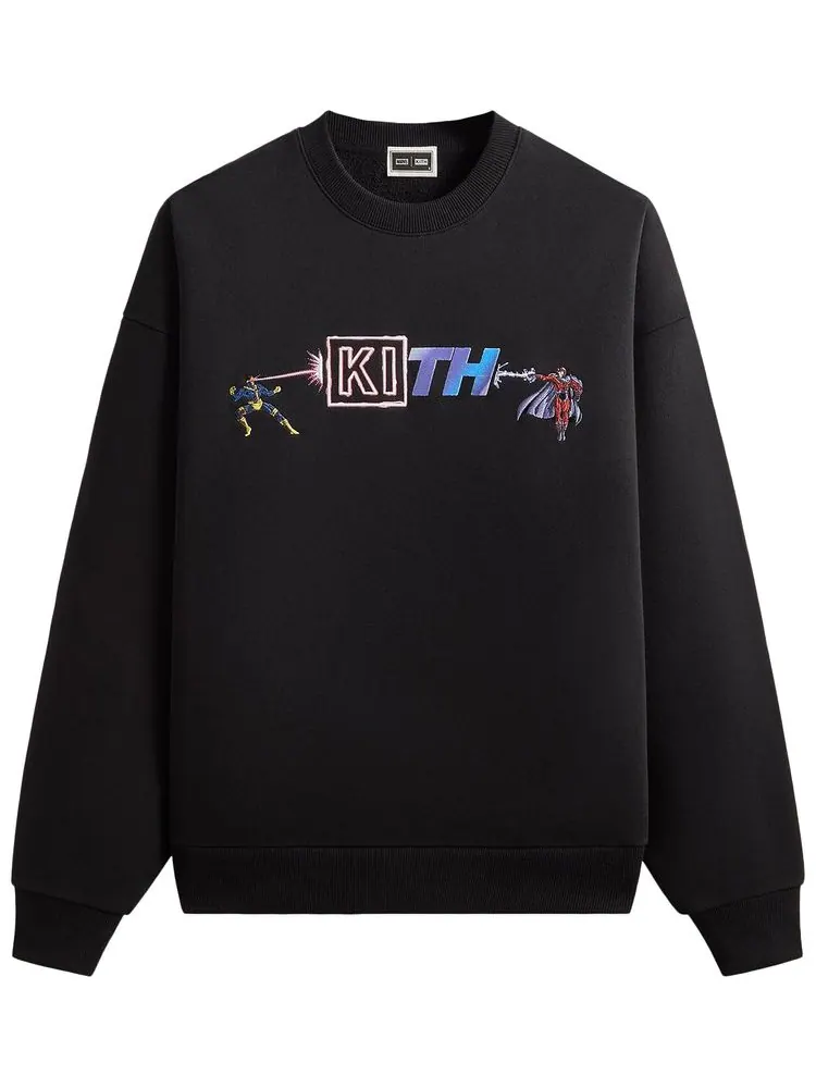 Свитшот Kith x Marvel Clash Vintage Nelson Crewneck — изображение 1 из 2, черный