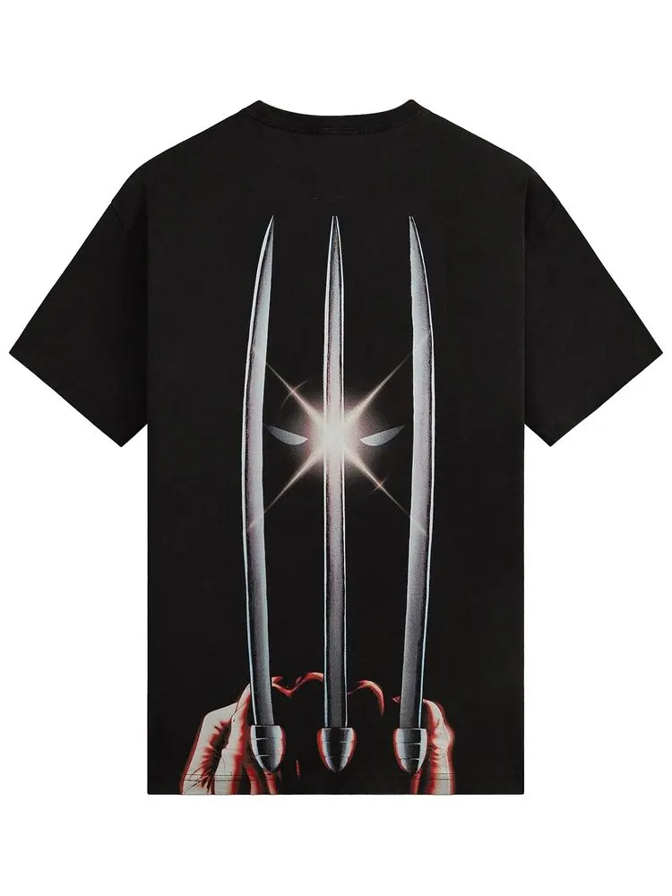 Винтажная футболка Kith x Marvel Wolverine — изображение 2 из 2, черный