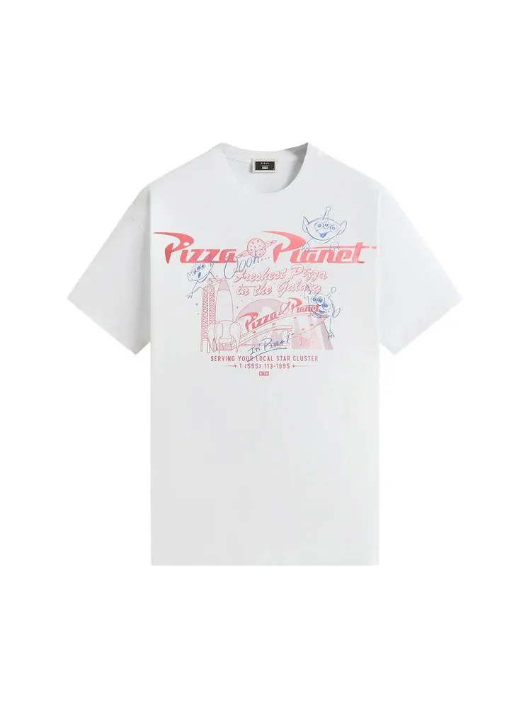 Футболка Kith x Disney для Pixar Pizza Planet — изображение 1 из 2, белый