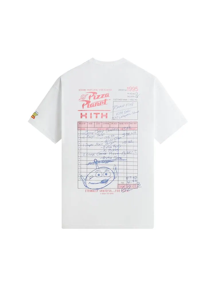 Футболка Kith x Disney для Pixar Pizza Planet — изображение 2 из 2, белый