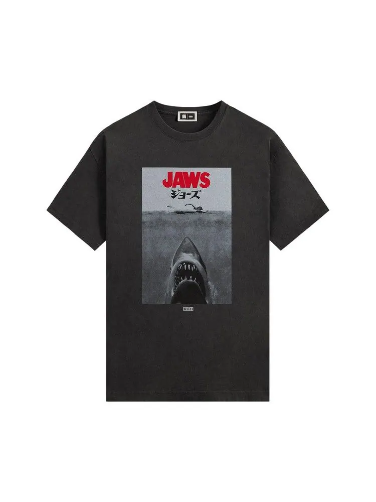 Футболка Kith For Jaws Japanese Poster Vintage Tee — изображение 1 из 2, черный