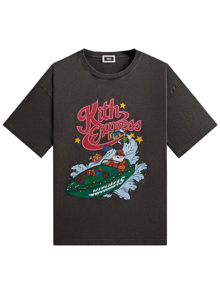 Футболка Kith Kithmas Express Jones Vintage Tee — изображение 1 из 2, черный