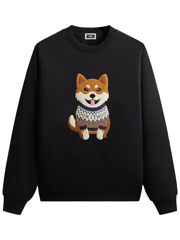Толстовка Kith Kithmas Shiba Nelson Crewneck Black — изображение 1 из 2, зеленый