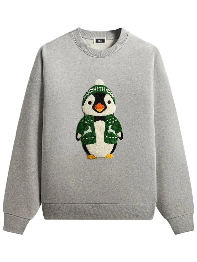 Свитшот Kith Kithmas Penguin Nelson Crewneck — изображение 1 из 2, серый