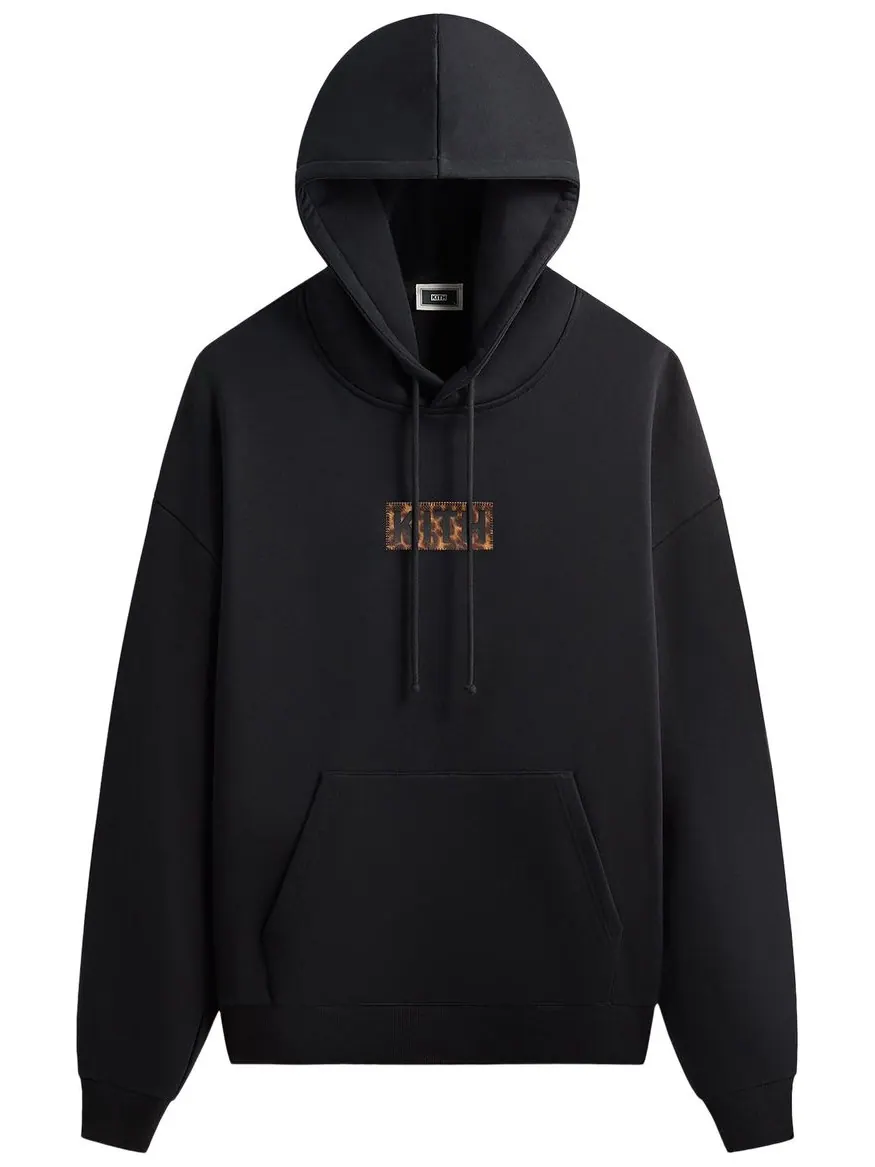 Худи Kith Classic Logo Leopard Applique Nelson — изображение 1 из 2, черный
