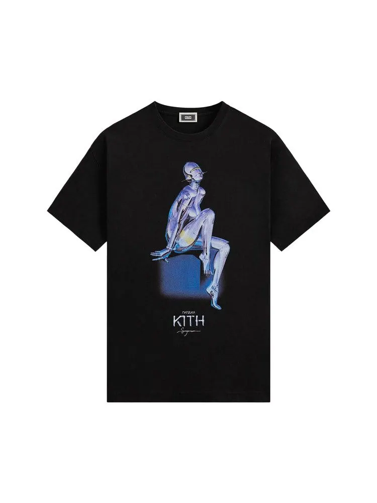 Футболка Kith For Nanzuka Gallery Sorayama Model A Stitch Tee — изображение 1 из 2, черный