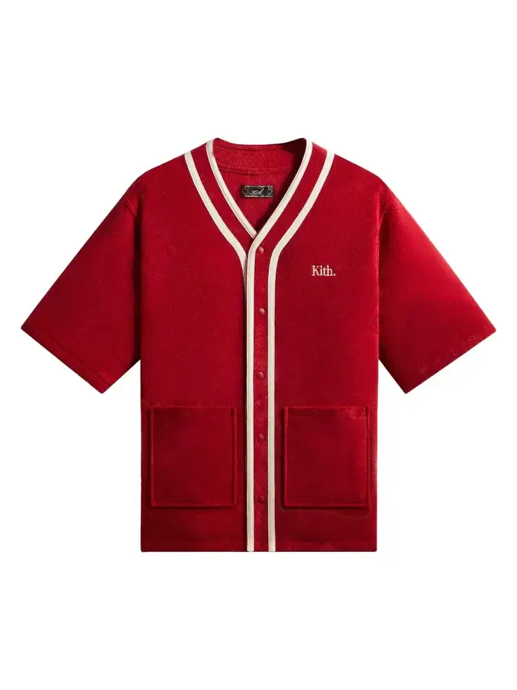 Футболка Kith Towel Boucle Billy Shirt — изображение 1 из 2, красный