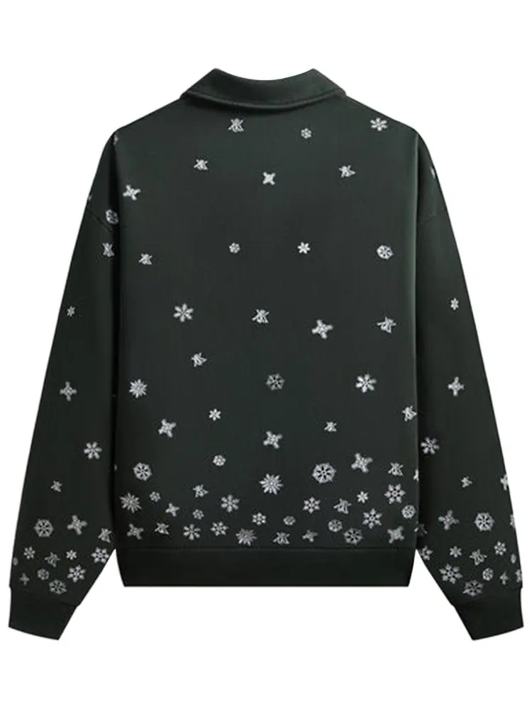 Толстовка Kith Kithmas Snowflakes Nelson Rugby Pullover — изображение 2 из 2, зеленый